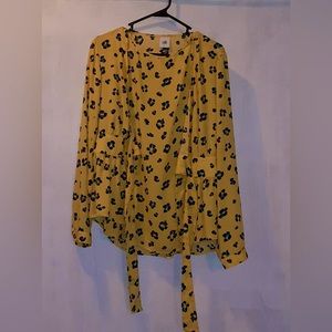 CABI Top with Belted Blouse and Camisole